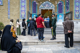 انتخابات چهاردهمین دوره ریاست‌جمهوری در تهران ـ مسجد الرسول (ص) محله سعادت آباد تهران