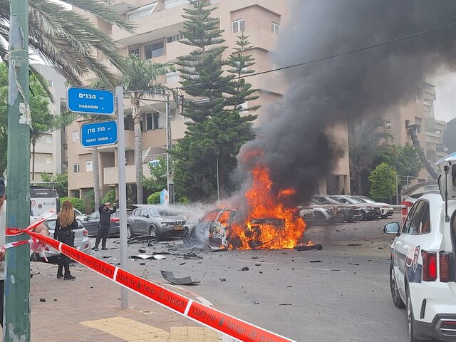انفجار خودرو بمب‌گذاری شده در شمال تل‌آویو