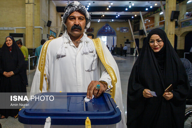 حضور اقوام خوزستان در انتخابات؛ نماد اتحاد و برادری
