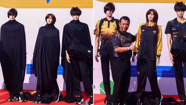 لباس المپیک مالزی به سرنوشت ایران دچار شد!/ رونمایی بد از یک لباس زشت+ عکس