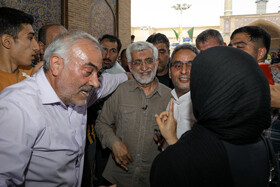 حضور سعید جلیلی در بازار تهران
