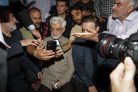 حضور سعید جلیلی در بازار تهران