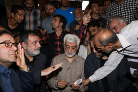 حضور سعید جلیلی در بازار تهران