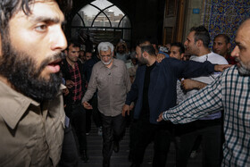 حضور سعید جلیلی در بازار تهران