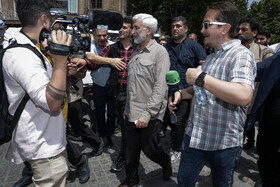 حضور سعید جلیلی در بازار تهران