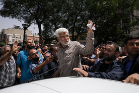 حضور سعید جلیلی در بازار تهران