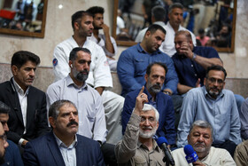 سعید جلیلی در جمع ورزشکاران در زورخانه شهدای کن