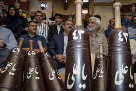 سعید جلیلی در جمع ورزشکاران در زورخانه شهدای کن