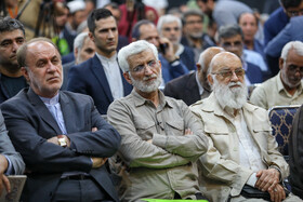 نشست جمعی از نمایندگان مجلس شورای اسلامی با سعید جلیلی