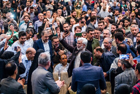 حضور سعید جلیلی در دانشگاه علوم پزشکی ایران