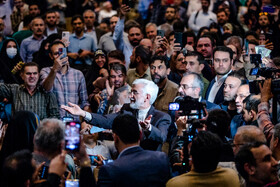 حضور سعید جلیلی در دانشگاه علوم پزشکی ایران