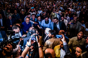 حضور سعید جلیلی در دانشگاه علوم پزشکی ایران