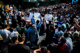 حضور سعید جلیلی در دانشگاه علوم پزشکی ایران