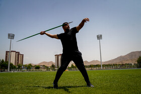علی پیروج در اردوی تیم دوومیدانی کم‌بینای ایران برای حضور در پارالمپیک پاریس