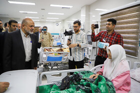 آیین بهره برداری از بیمارستان شهید حاج قاسم سلیمانی شهرستان هرند با حضور احمد وحیدی، وزیر کشور