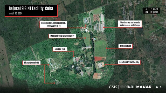 هاوانا گزارش‌ها درباره وجود پایگاه‌های اطلاعاتی چین در کوبا را دروغ خواند