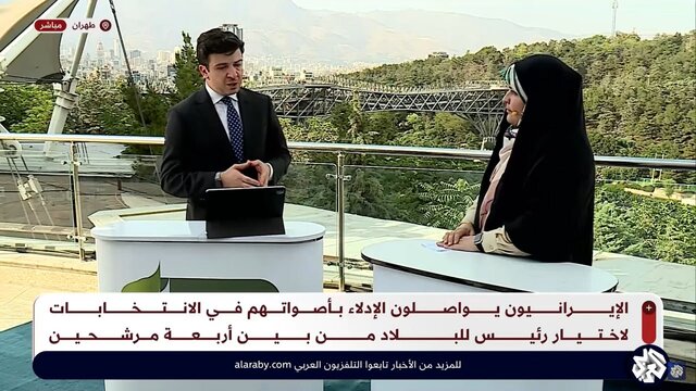 مجری العربی: انتخابات در ایران تجربهای بینظیر در خاورمیانه است