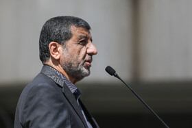 سید عزت‌الله ضرغامی، وزیر میراث و گردشگری در حاشیه جلسه هیات دولت - ۱۳ تیر