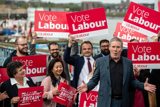 حزب کارگر در آستانه پیروزی بزرگ در انتخابات بریتانیا