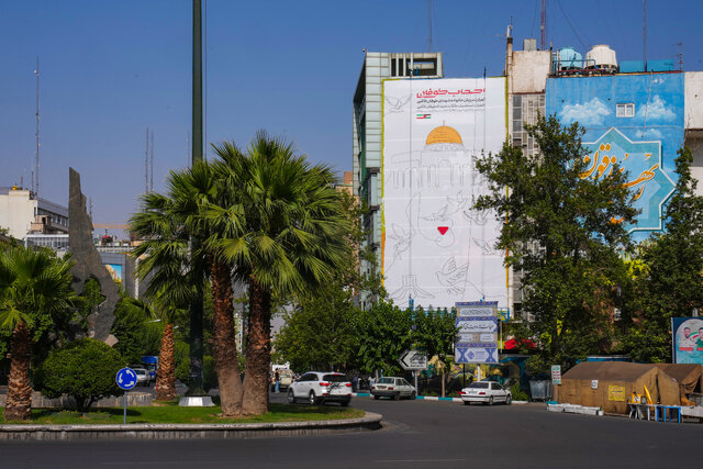 جدیدترین دیوارنگاره میدان فلسطین چیست؟