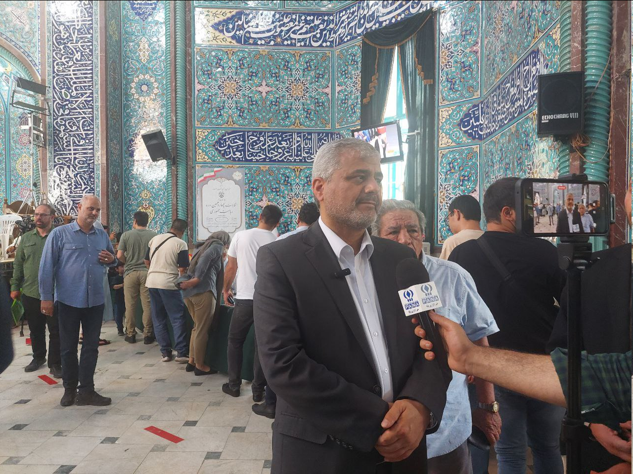 رئیس کل دادگستری تهران در انتخابات شرکت کرد