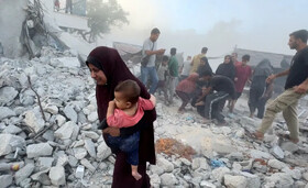 ادامه حملات رژیم صهیونیستی به غزه