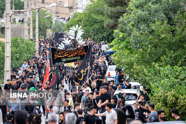 آیینی مذهبی چاووشی خوانی محرم در محله فیجان اراک