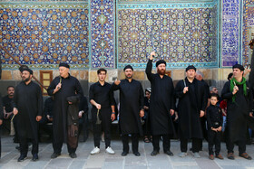 آئین سنتی طشتگذاری در بقعه شیخ صفی الدین اردبیلی