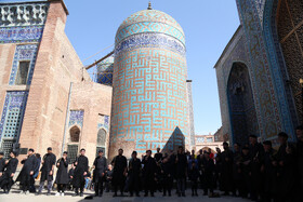 آئین سنتی طشتگذاری در بقعه شیخ صفی الدین اردبیلی