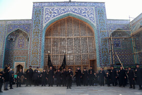 آئین سنتی طشتگذاری در بقعه شیخ صفی الدین اردبیلی