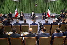 دیدار اعضای هیئت دولت سیزدهم با رهبر معظم انقلاب