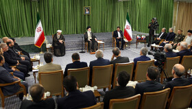 دیدار اعضای هیئت دولت سیزدهم با رهبر معظم انقلاب