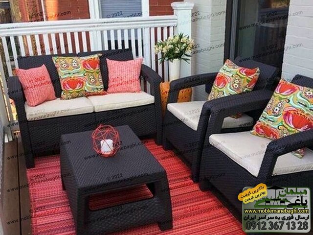 مبلمان باغی ، تاب ریلکسی ، تاب باغی ، باربیکیو ، چتر و سایبان ، آتشدان