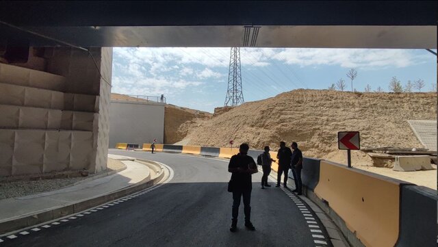 عکس: تزئینی دوربرگردان غیرهمسطح شرق به شرق شهید همدانی به بهرهبرداری رسید