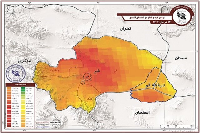 63098286 - افزایش پدیده گردوغبار در استان قم