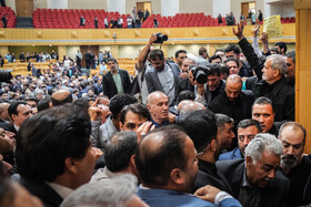 مسعود پزشکیان رئیس جمهور منتخب در جمع اعضای ستادهای انتخاباتی استان تهران