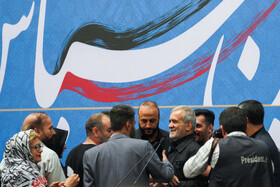 حضور مسعود پزشکیان رئیس جمهور منتخب در جمع ستادهای انتخاباتی استان تهران