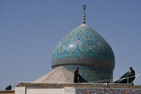 آیین برافراشتن خیمه هارونیه در اصفهان