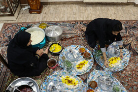 آیین عاشورایی مجمع بران ضیابر در شهرستان صومعه سرا - استان گیلان