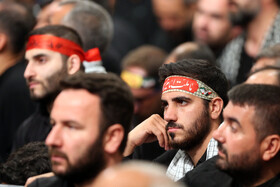 اولین شب مراسم عزاداری حضرت اباعبدالله الحسین علیهالسلام در حسینیه امام خمینی (ره)