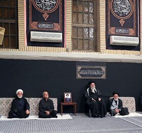 اولین شب مراسم عزاداری حضرت اباعبدالله الحسین علیهالسلام در حسینیه امام خمینی (ره)