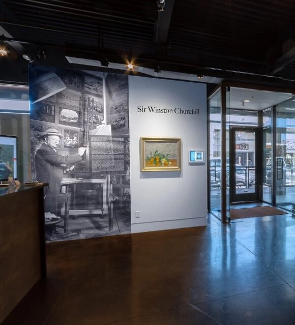 نمایش نقاشیهای دیدهنشده از «چرچیل»