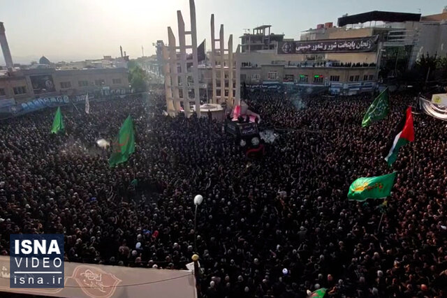 ویدیو/ عزاداری حسینیه اعظم زنجان ویدیو/ عزاداری حسینیه اعظم زنجان