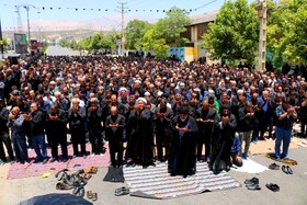اقامه نماز ظهر عاشورای حسینی در یاسوج