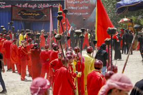 مراسم خیمه سوزان عاشورا در قم