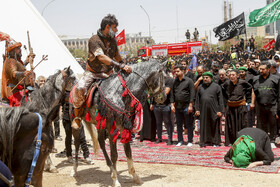 مراسم خیمه سوزان عاشورا در قم