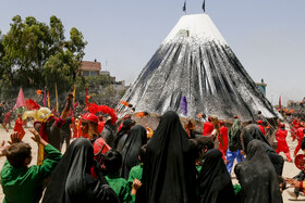 مراسم خیمه سوزان عاشورا در قم