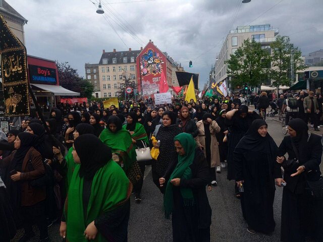 برگزاری مراسم روز حسین (ع) در کپنهاگ دانمارک