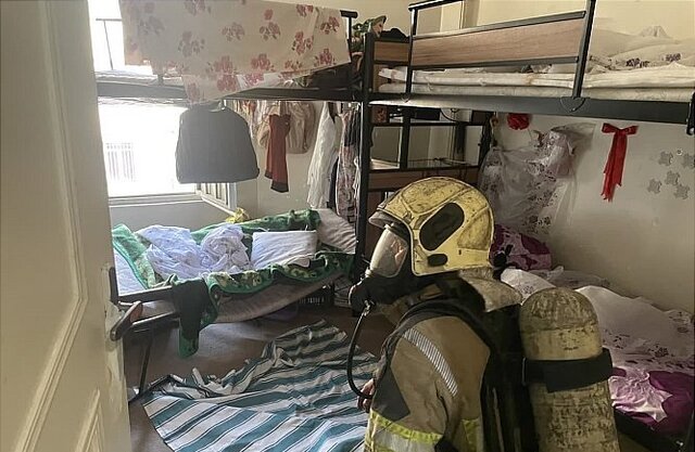 نجات ۱۵ تن درپی نشت مواد سمی در خوابگاه دانشجویی