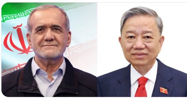 پیام تبریک رئیسجمهور ویتنام به مسعود پزشکیان پیام تبریک رئیسجمهور ویتنام به مسعود پزشکیان